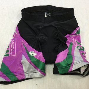 🫐🫐🫐  SUAREZ WOMENS CYCLING BICYCLE PADDED SHORTS SIZE L 🫐🫐🫐